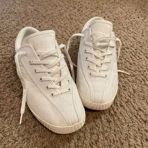 Tretorn, Nylite Plus, White/White/White, Size 9